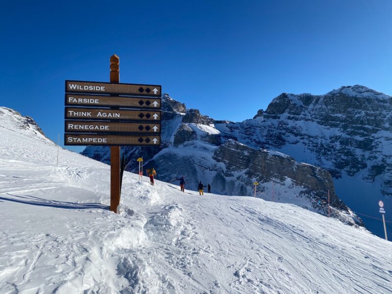 South Side Chutes, Sunshine Village, Canada. Image © PlanetSKI